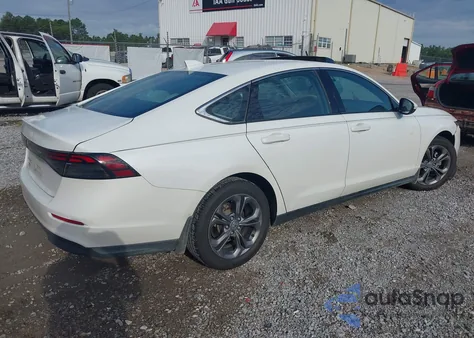 2023 Honda Accord Ex z USA, uszkodzony, nr VIN 1HGCY1F3XPA042503